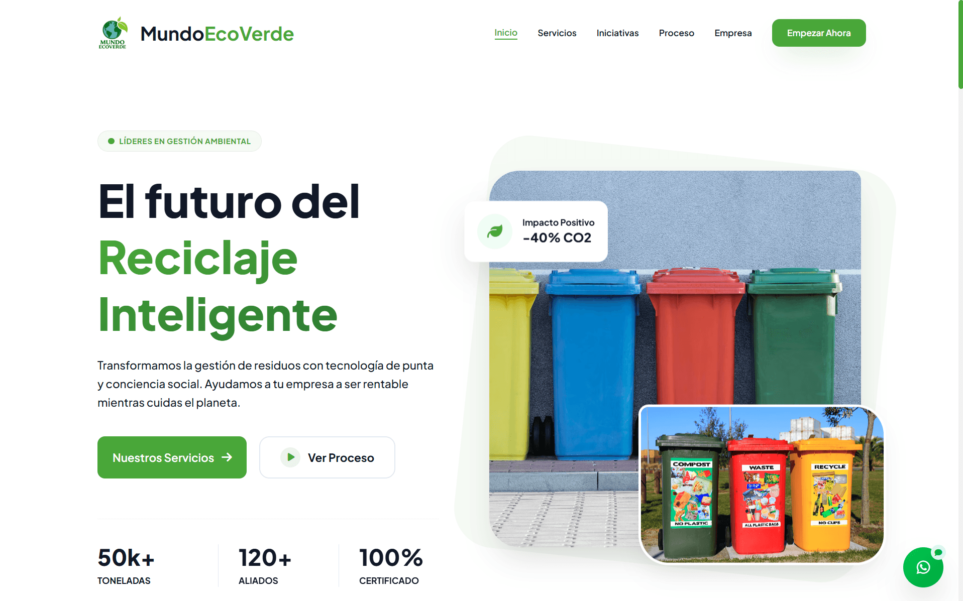 Página de Inicio del proyecto